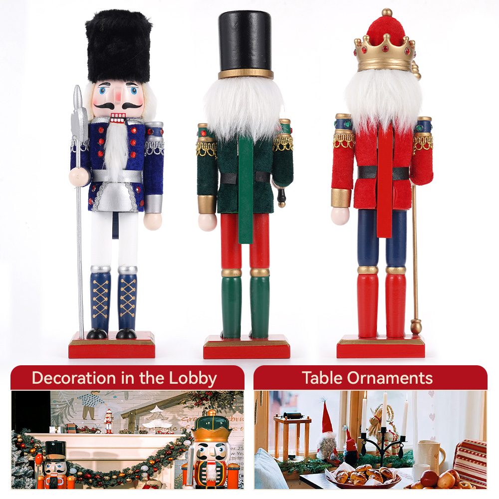 30cm Christmas Nutcracker Wood - Home Decor Ikea บทวิจารณ์และราคา