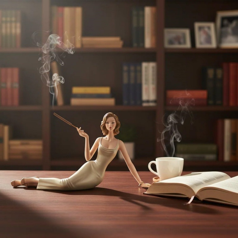 Elegant Lady Figurine Incense  - Home Decor Humacao บทวิจารณ์และราคา