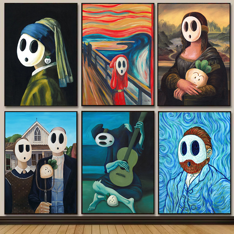 Picasso Van Gogh's Creative Pa - Home Decor Gothic บทวิจารณ์และราคา