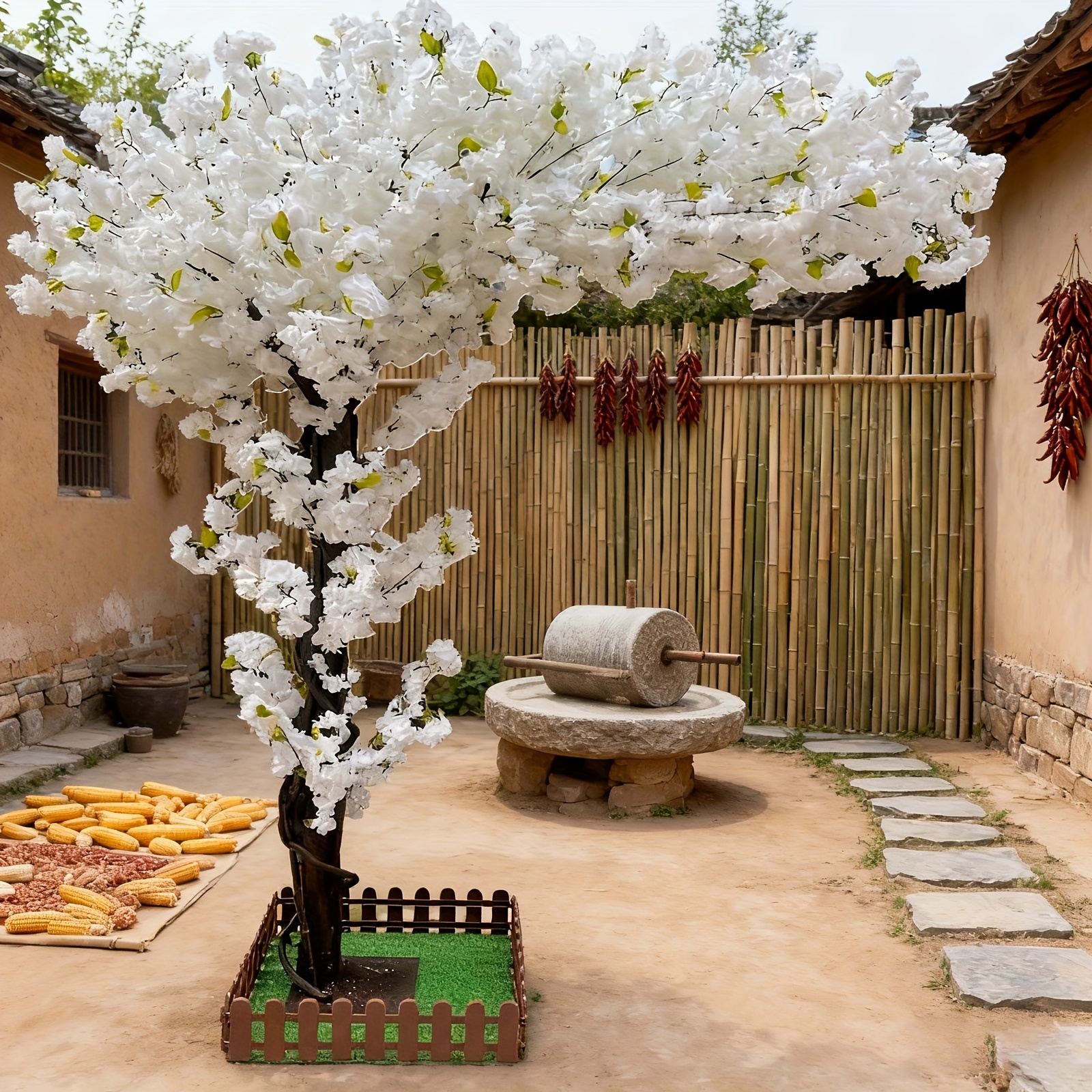 Artificial Cherry Blossom Tree - Home Decor Living บทวิจารณ์และราคา