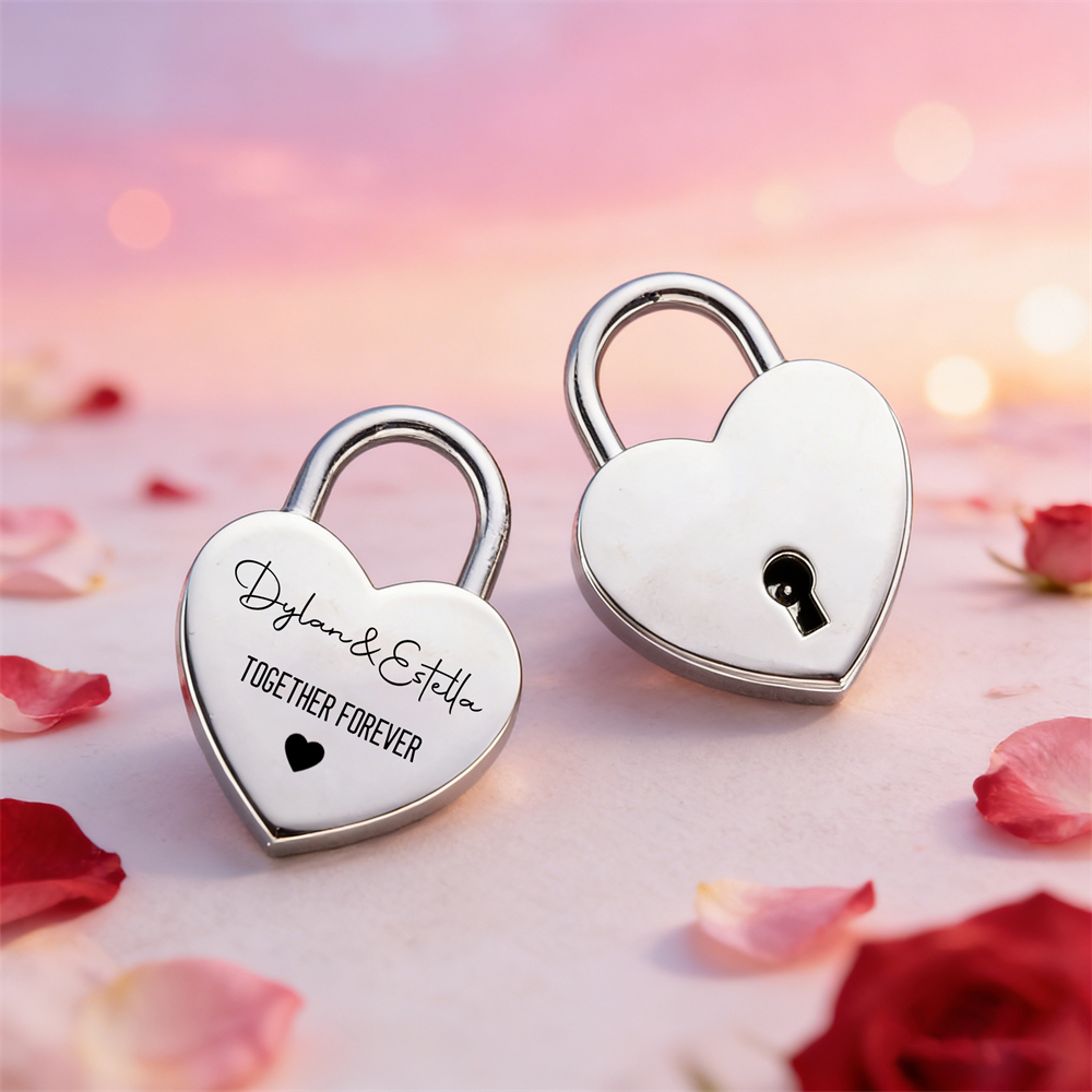 Custom Name Heart-Shaped Padlo - Home Decor For Birthday บทวิจารณ์และราคา