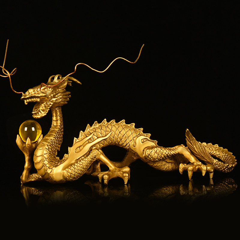Copper Dragon Ornament Five-Cl - Home Decor Living บทวิจารณ์และราคา