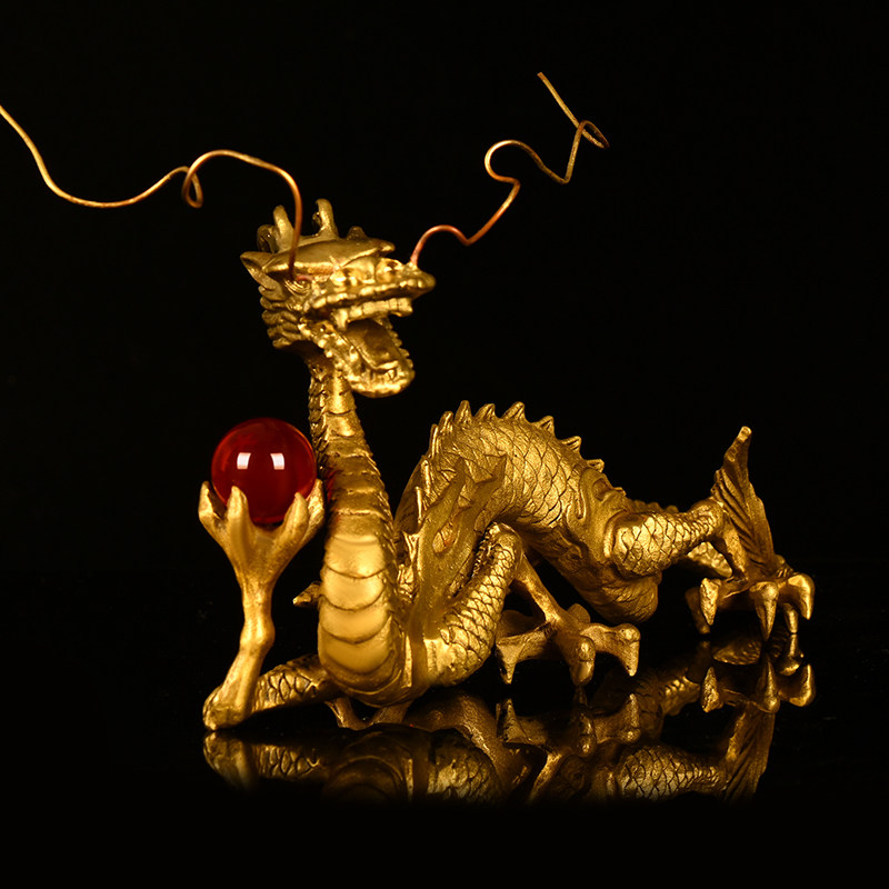 Copper Dragon Ornament Five-Cl - Home Decor Living บทวิจารณ์และราคา