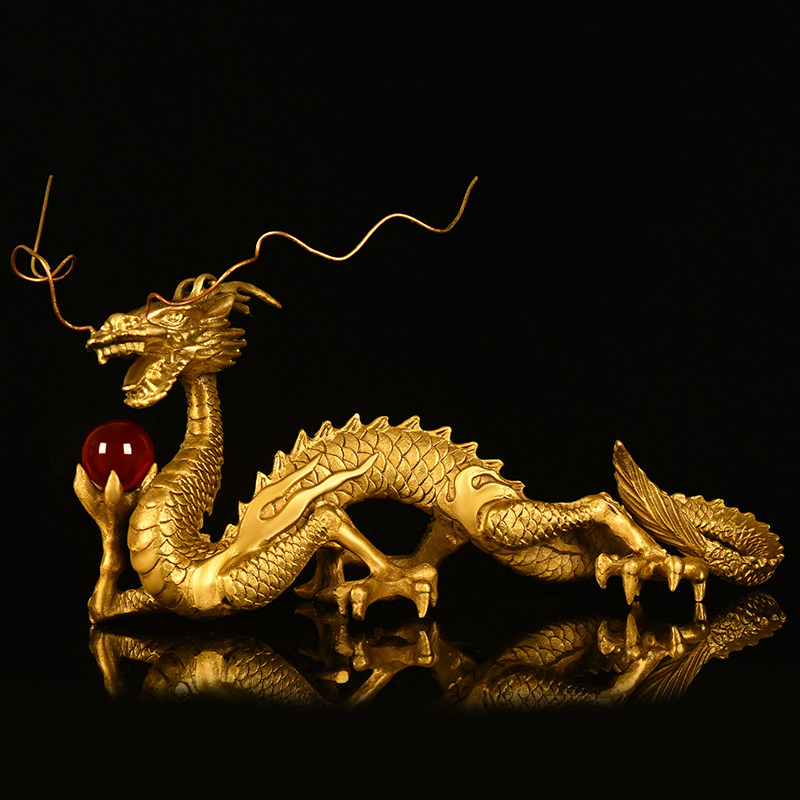 Copper Dragon Ornament Five-Cl - Home Decor Living บทวิจารณ์และราคา