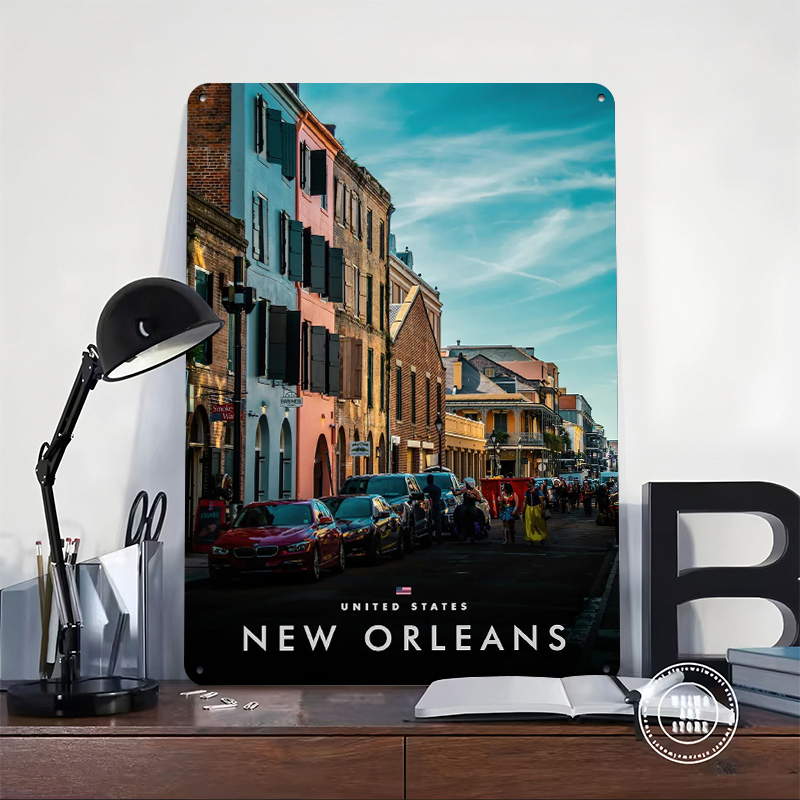New Orleans Street Scene Print - Home Decor New Orleans บทวิจารณ์และราคา