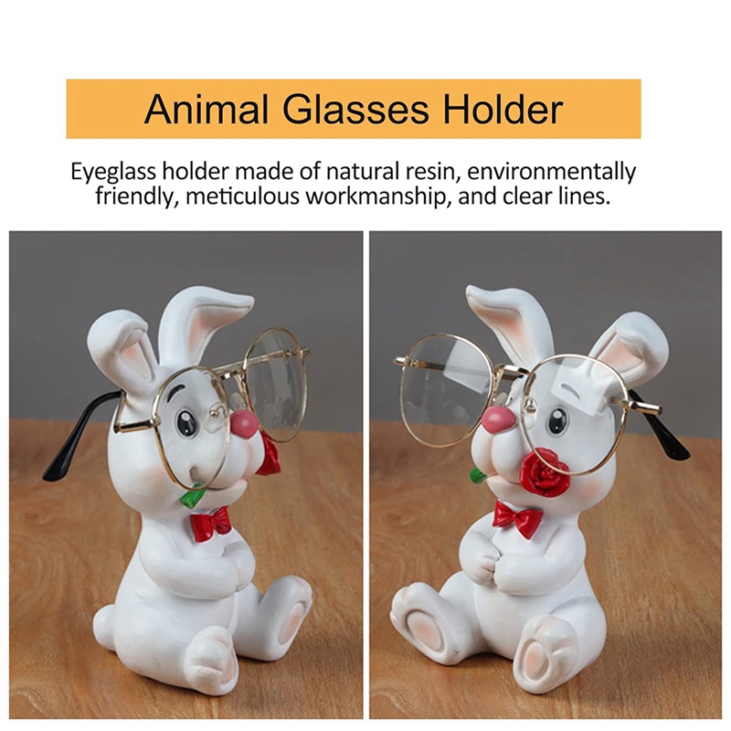 Animal Glasses Holder Resin Cr - Home Decor Gift บทวิจารณ์และราคา