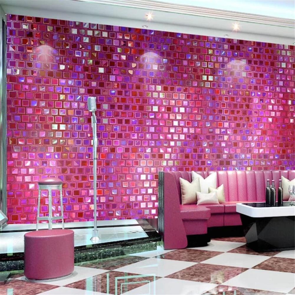 Custom Colored mosaic wallpape - Home Decor Online Shop บทวิจารณ์และราคา
