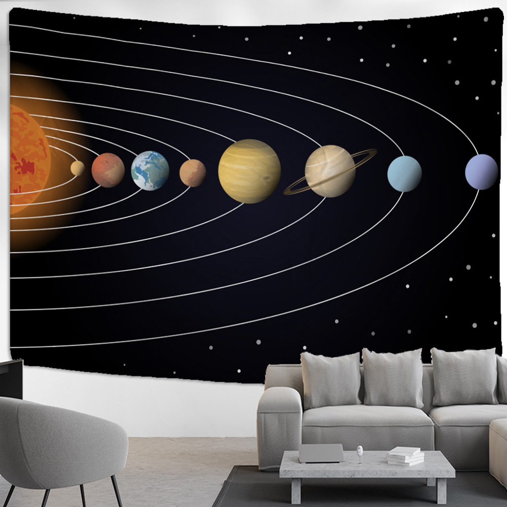 Astronaut Planet Tapestry Wall - Home Decor Hippie บทวิจารณ์และราคา