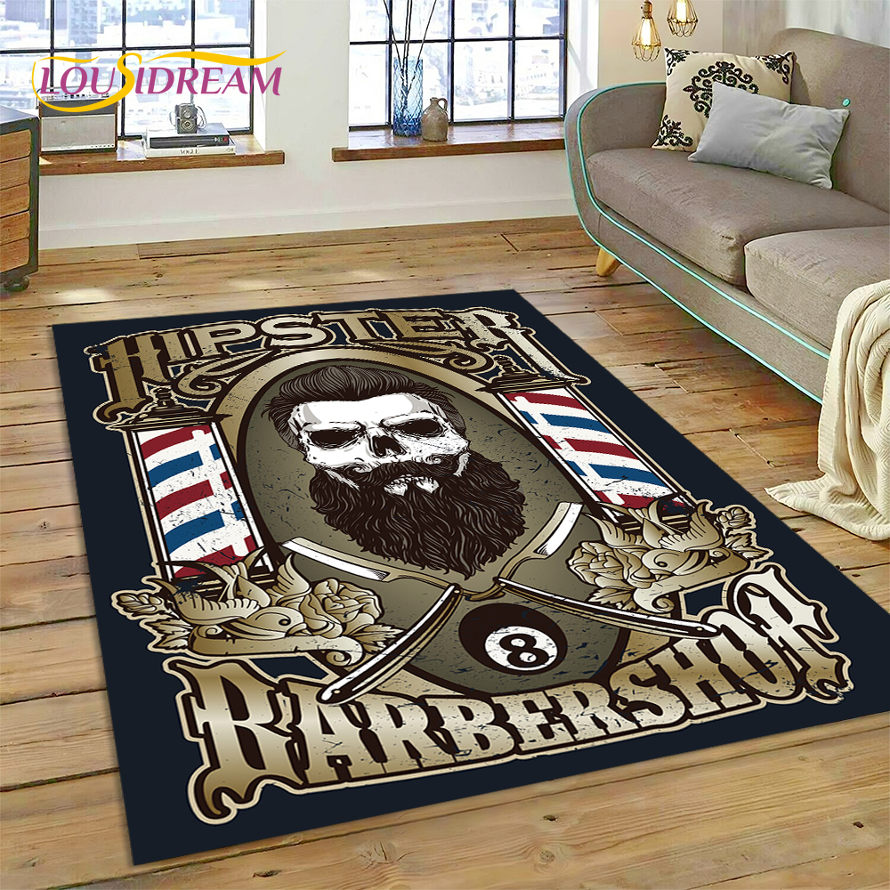 Fashion Barber Shop Logo Skull - Home Decor Online Shop บทวิจารณ์และราคา