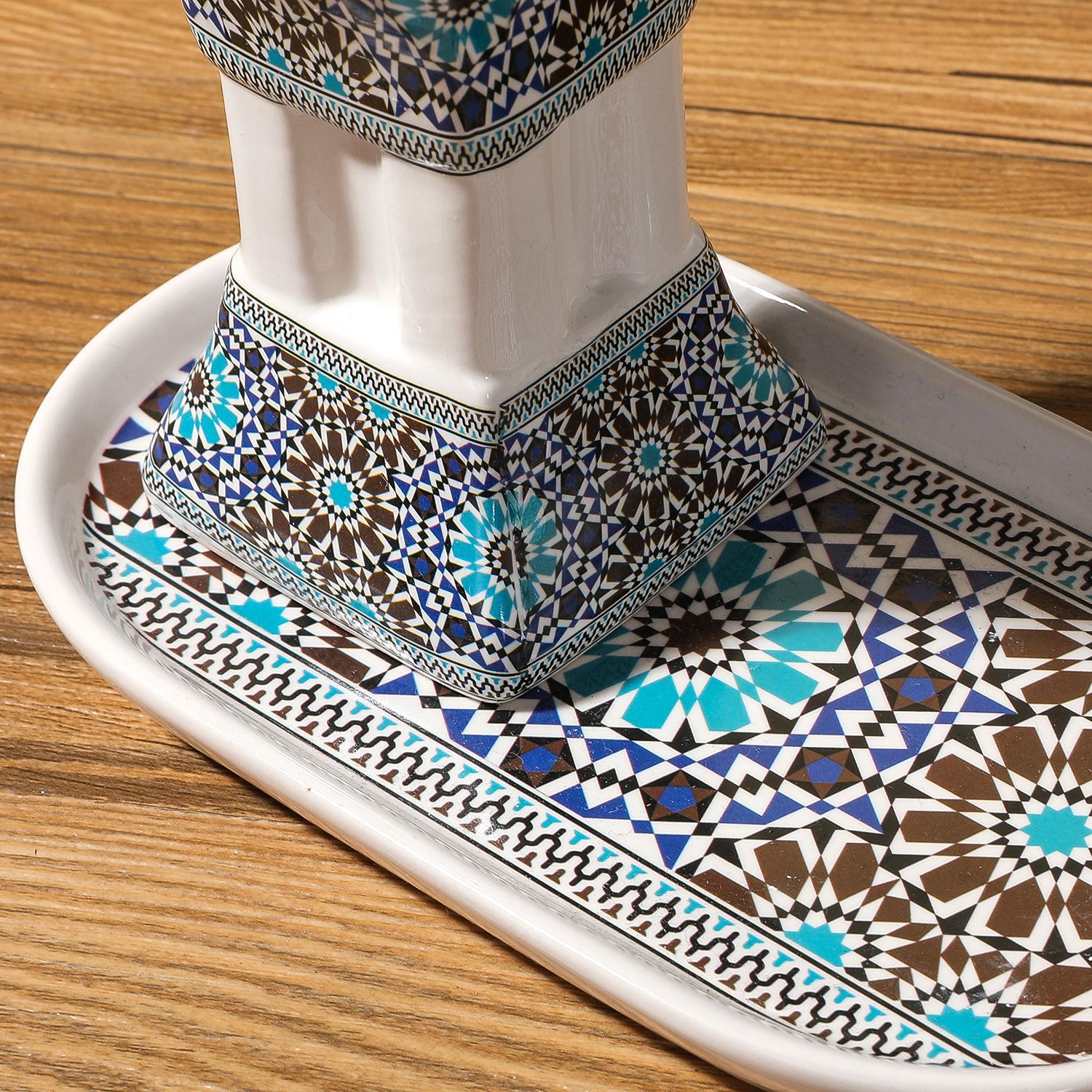 Arabic Ceramic Printed Four-co - Home Decor Humacao บทวิจารณ์และราคา