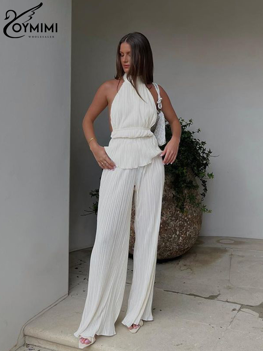 Oymimi Sexy White Pleated 2 Pi - Home Decor Zara บทวิจารณ์และราคา
