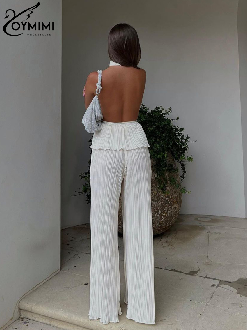 Oymimi Sexy White Pleated 2 Pi - Home Decor Zara บทวิจารณ์และราคา