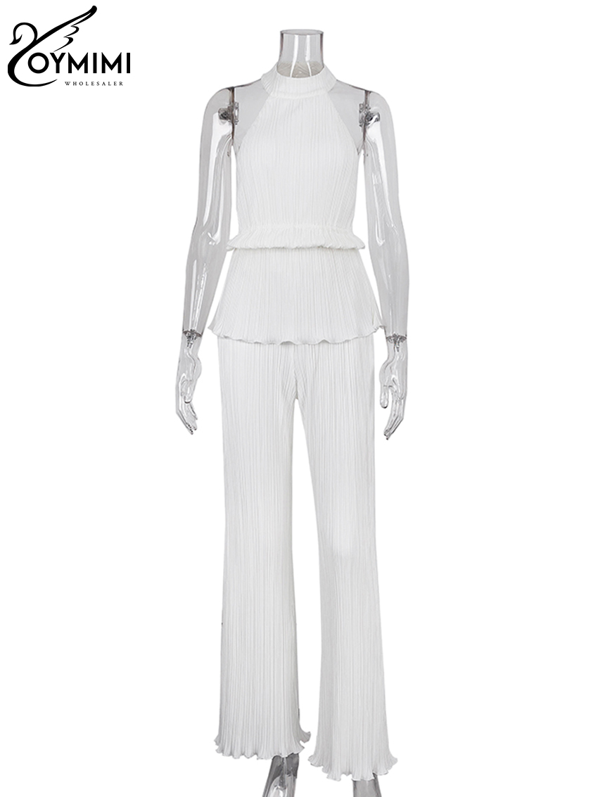 Oymimi Sexy White Pleated 2 Pi - Home Decor Zara บทวิจารณ์และราคา