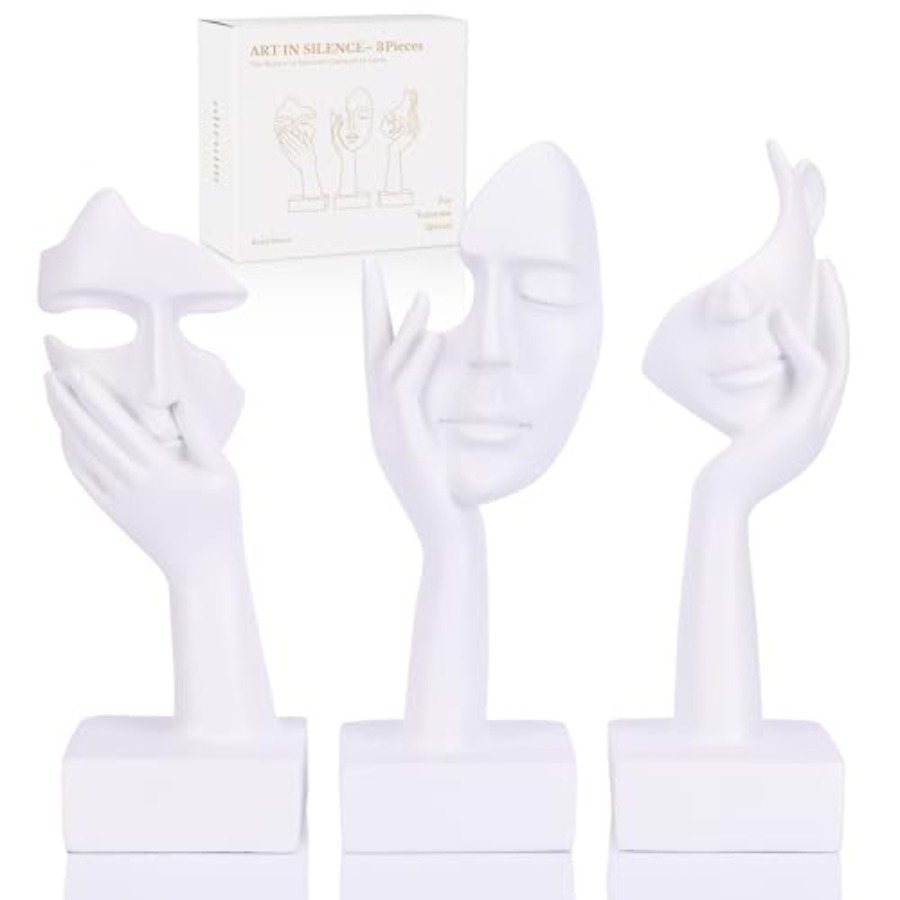Thinker Large Statue Set - Art - Home Decor Living บทวิจารณ์และราคา