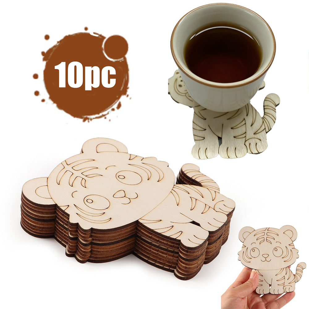 10 Pcs/set Tiger Animal Unfini - Home Decor You บทวิจารณ์และราคา