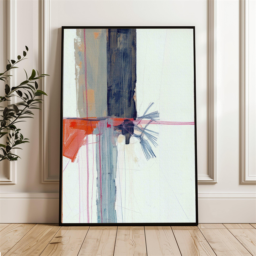 Modern Abstract Art Print Neut - Home Decor Color Palettes บทวิจารณ์และราคา