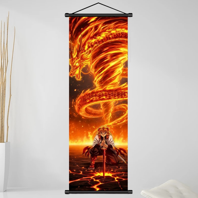 Demon Slayer Kyojuro Rengoku H - Home Decor Living บทวิจารณ์และราคา