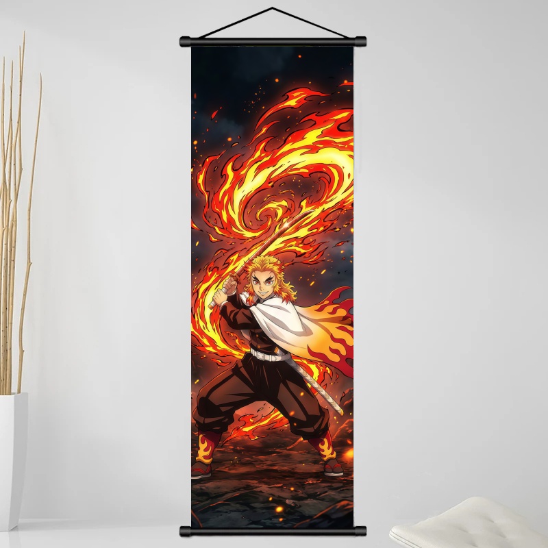 Demon Slayer Kyojuro Rengoku H - Home Decor Living บทวิจารณ์และราคา