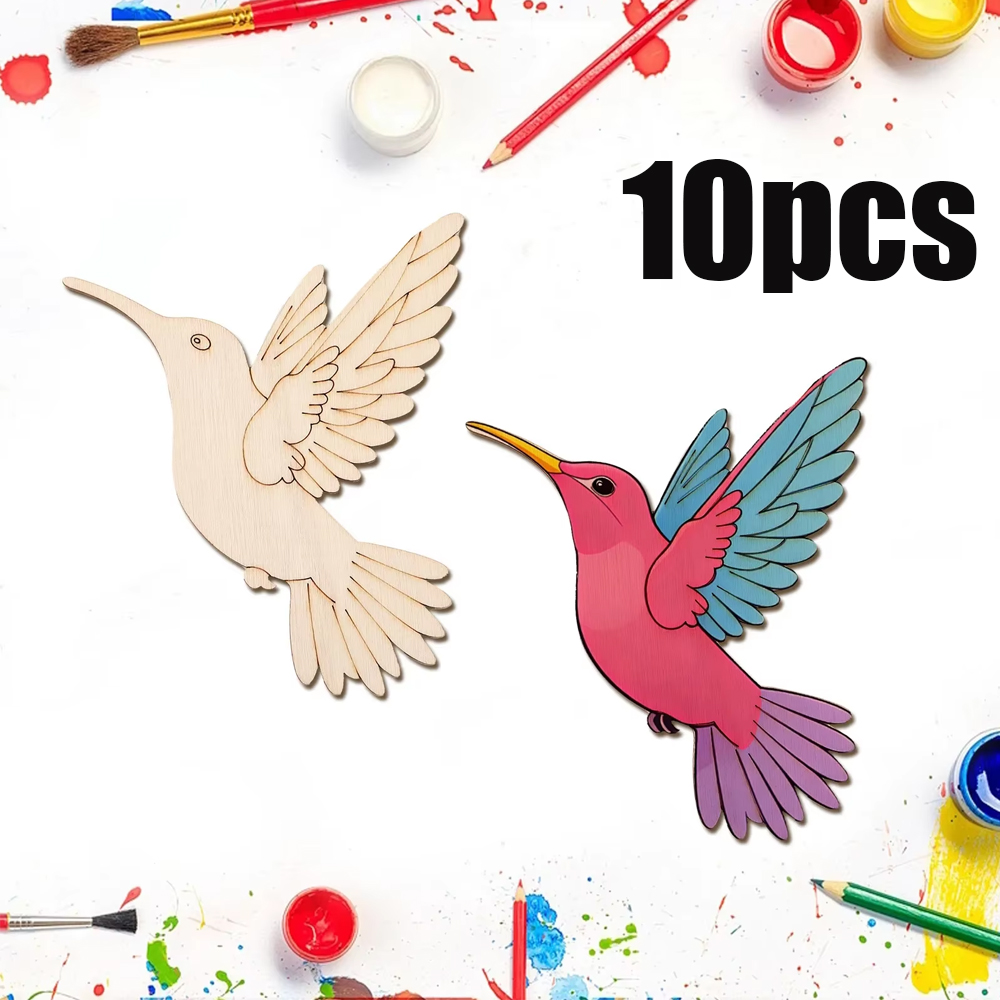 10pcs Unfinished Wood Animal B - Home Decor You บทวิจารณ์และราคา
