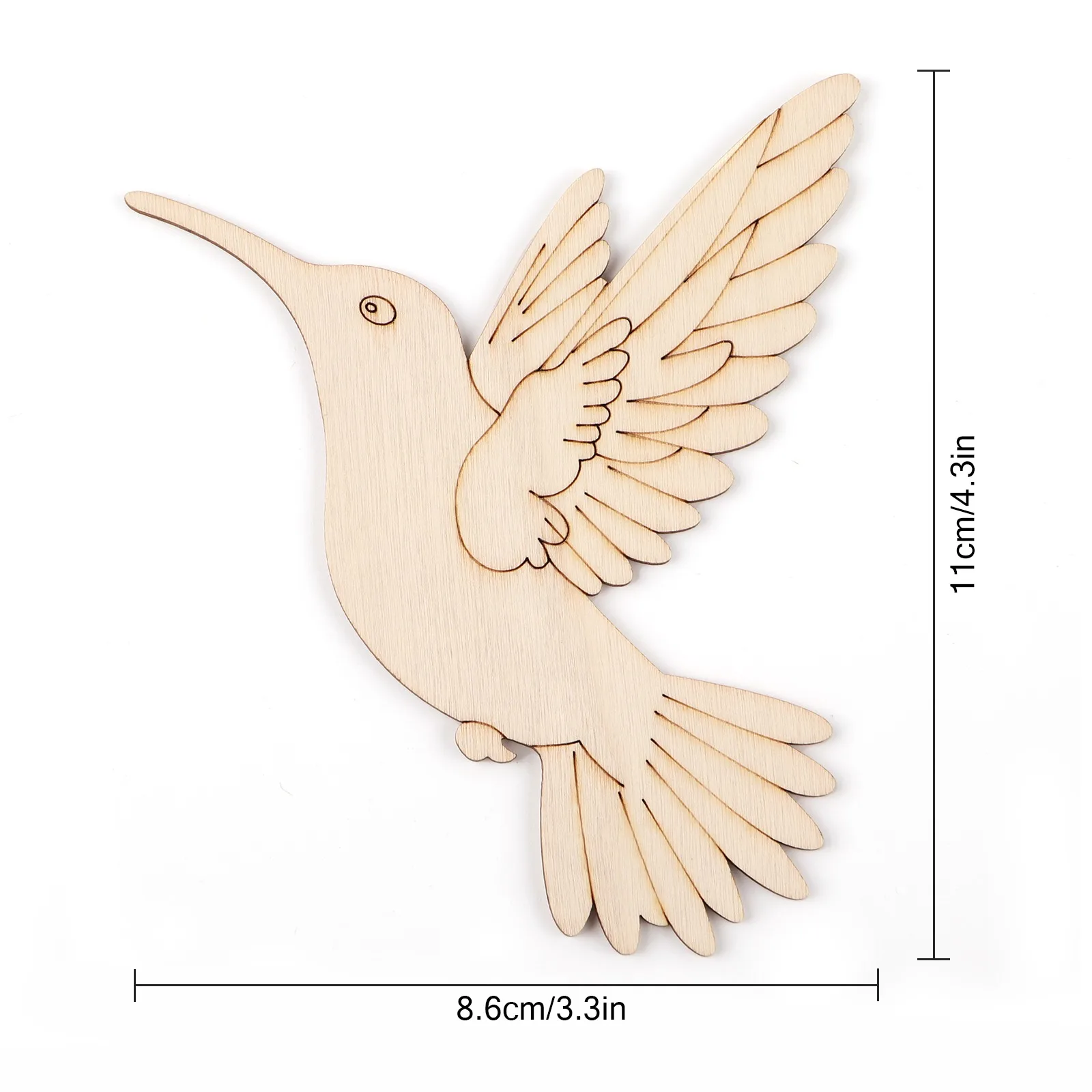 10pcs Unfinished Wood Animal B - Home Decor You บทวิจารณ์และราคา