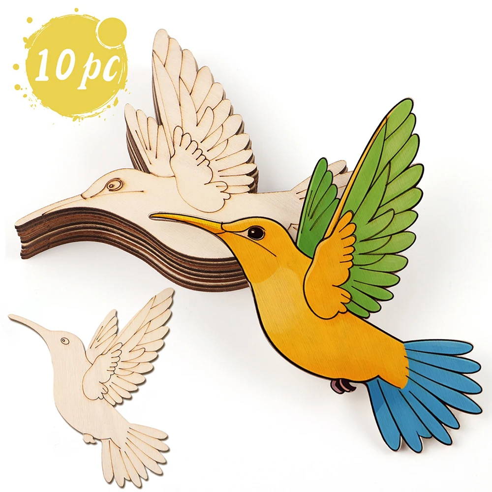10pcs Unfinished Wood Animal B - Home Decor You บทวิจารณ์และราคา