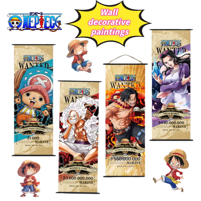 One Piece Ace Chopper Usopp So - Home Decor Online บทวิจารณ์และราคา