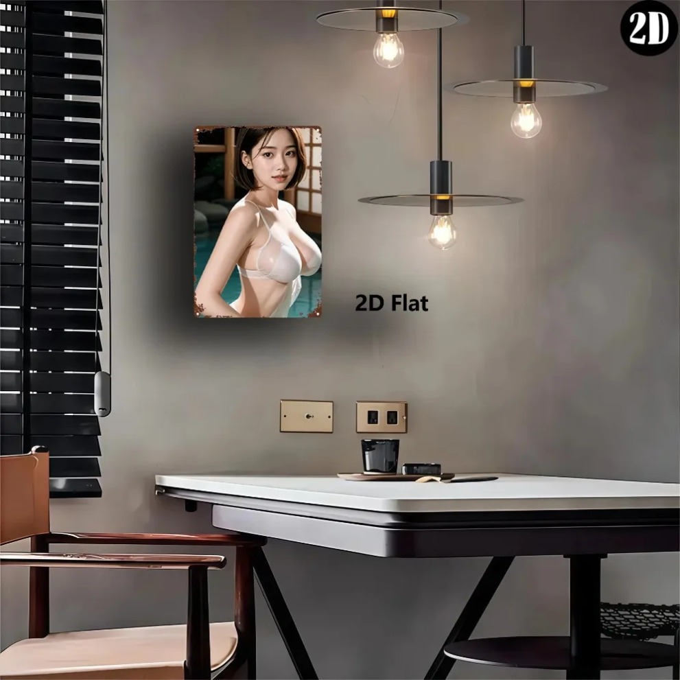 Elegant Nude Lady Metal Wall A - Home Decor Japanese บทวิจารณ์และราคา