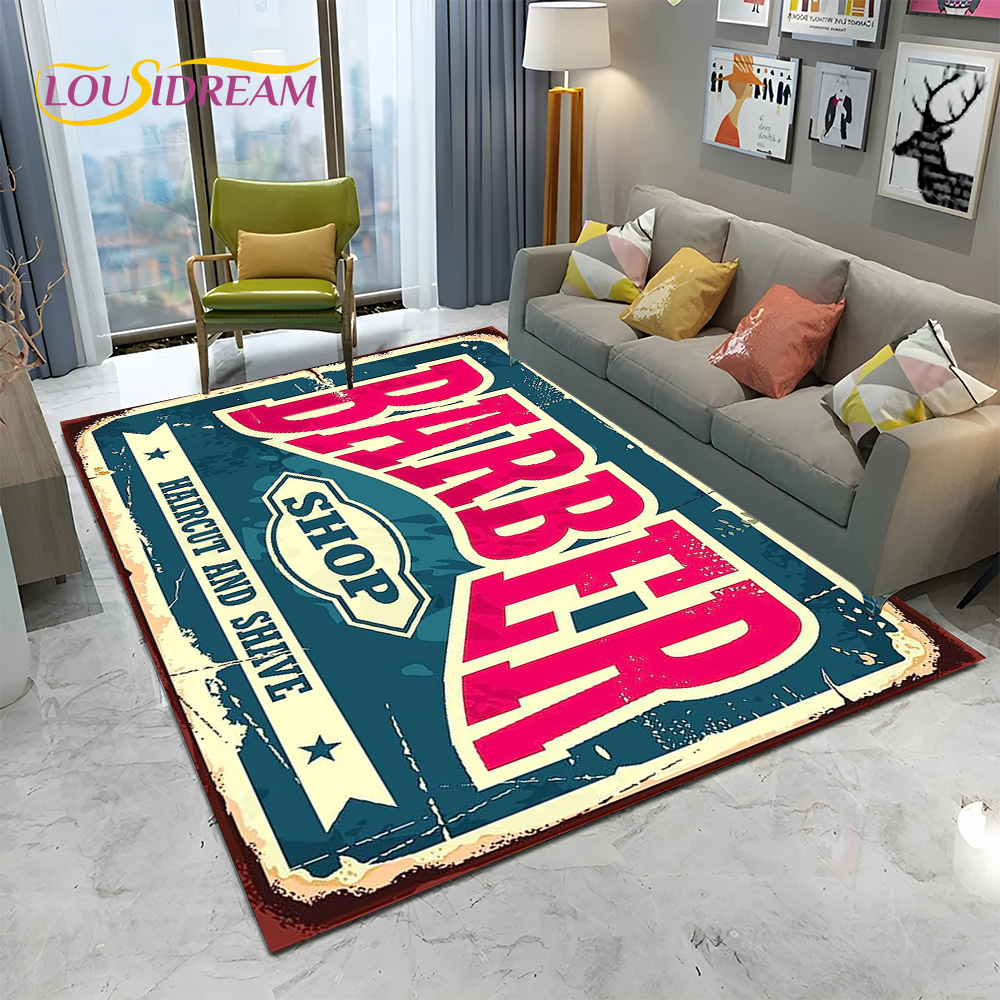 Barber Shop 3D Skull Vintage H - Home Decor Online Shop บทวิจารณ์และราคา