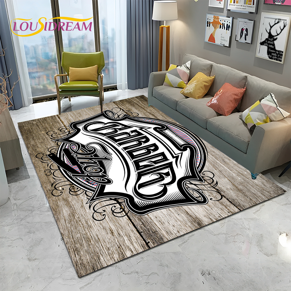 Barber Shop 3D Skull Vintage H - Home Decor Online Shop บทวิจารณ์และราคา