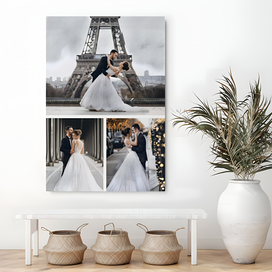 2D flat-1pc Framed Canvas Canv - Home Decor Living บทวิจารณ์และราคา