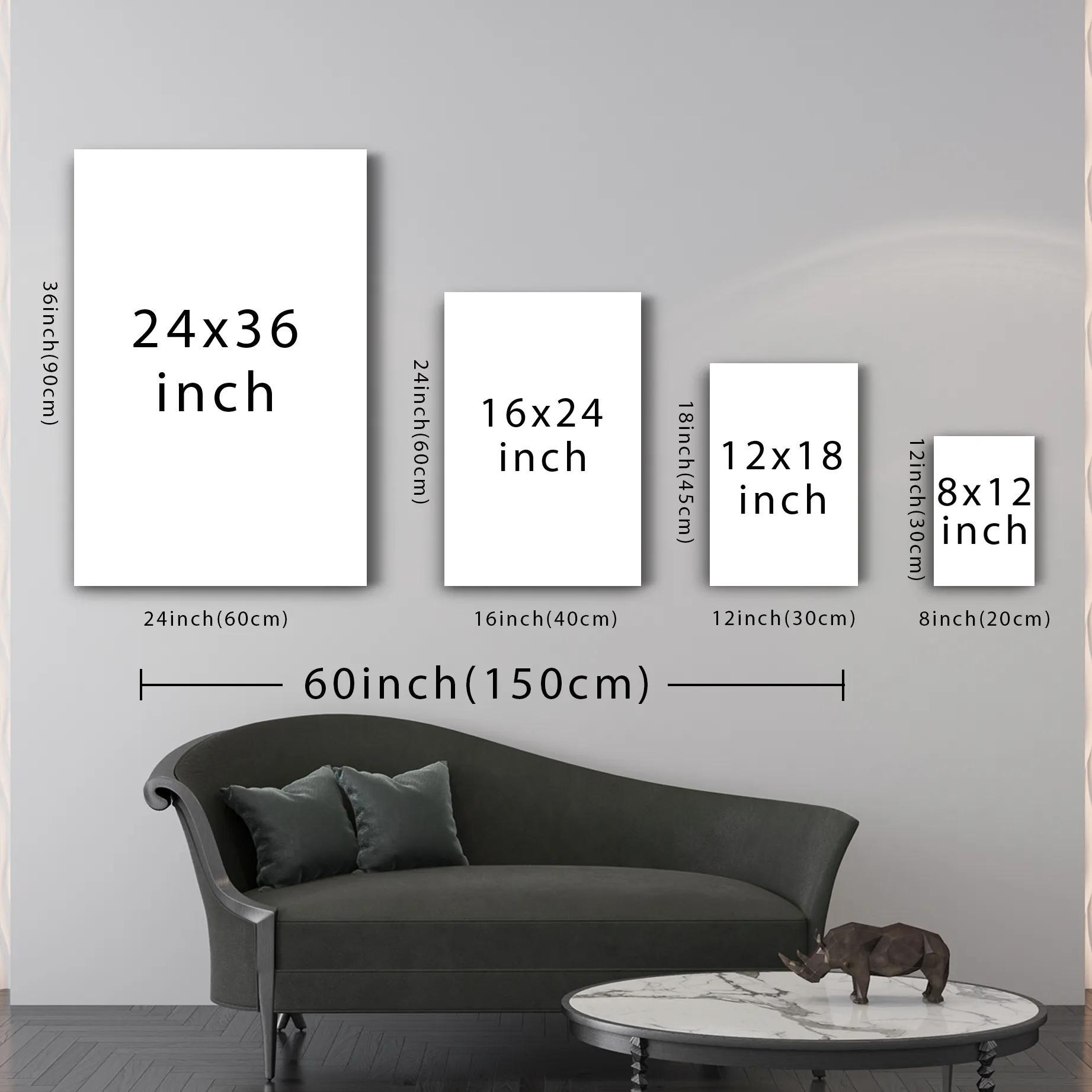 2D flat-1pc Framed Canvas Canv - Home Decor Living บทวิจารณ์และราคา