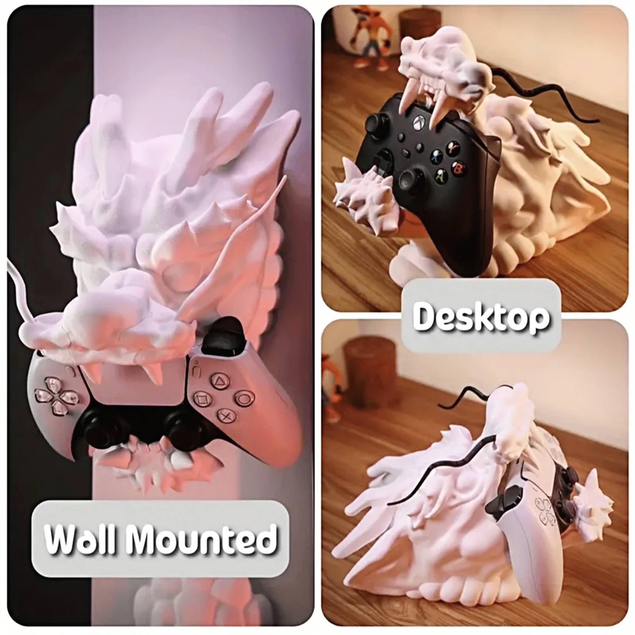 3D Printed Game Controller Sta - Home Decor Xbox Games บทวิจารณ์และราคา