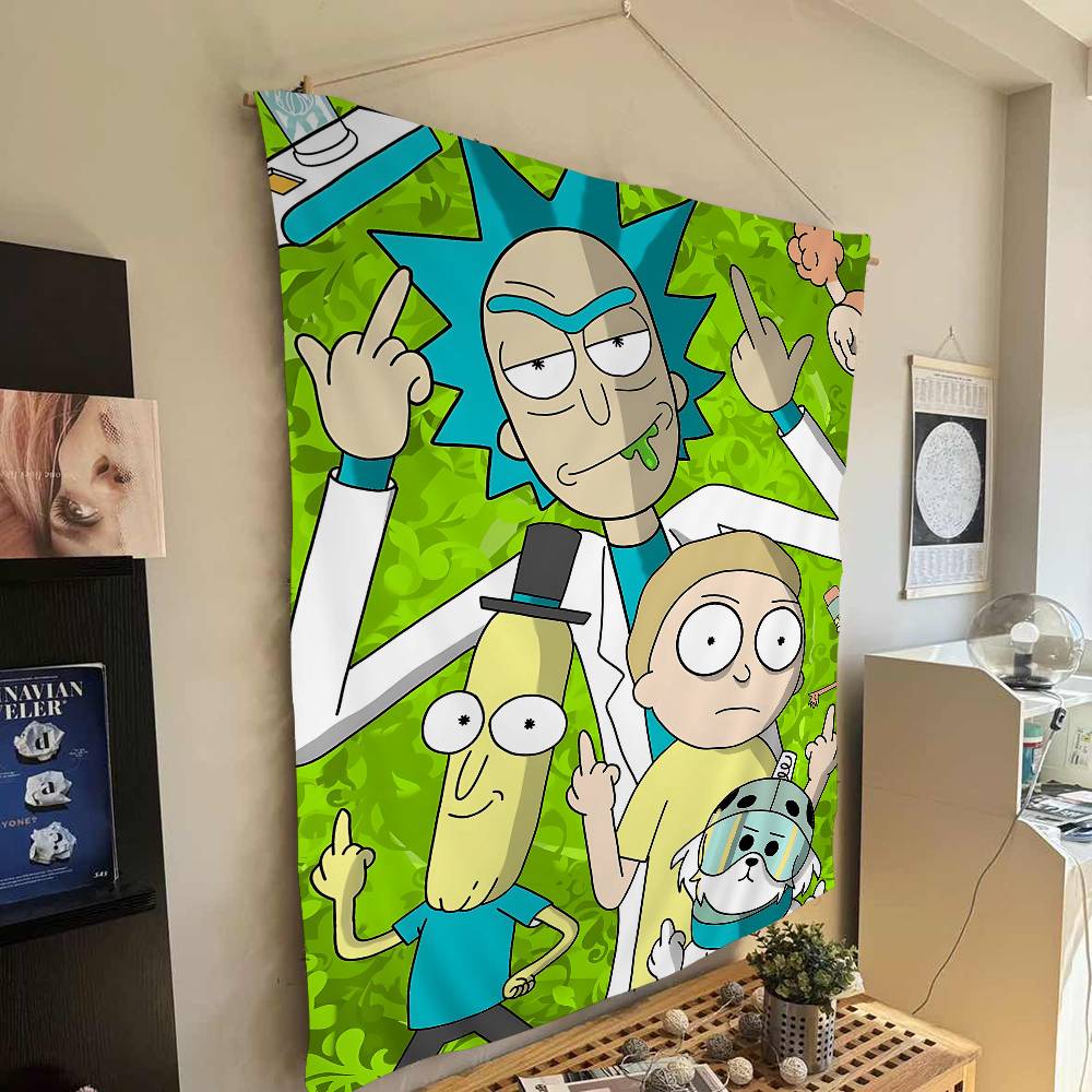 Comedy R-RickS Anime M-MortiES - Home Decor Hippie บทวิจารณ์และราคา
