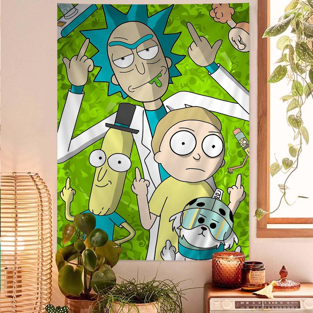 Comedy R-RickS Anime M-MortiES - Home Decor Hippie บทวิจารณ์และราคา