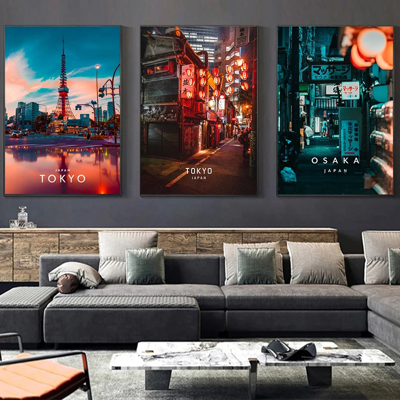Vintage Japan Tokyo Japanese C - Home Decor Japanese บทวิจารณ์และราคา