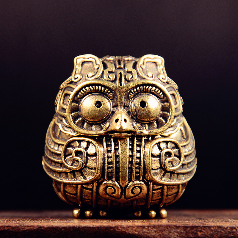 Antique Brass Cute Owl Small S - Home Decor Humacao บทวิจารณ์และราคา