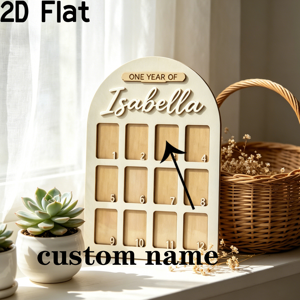 1Pc Custom Photo Record Board  - Home Decor Room บทวิจารณ์และราคา