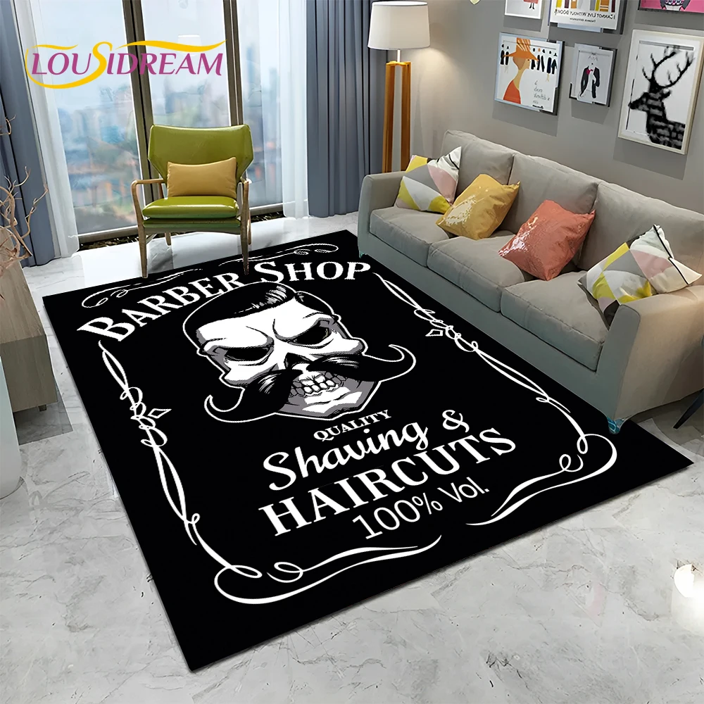Barber Shop Sign 3D Skull Vint - Home Decor Online Shop บทวิจารณ์และราคา