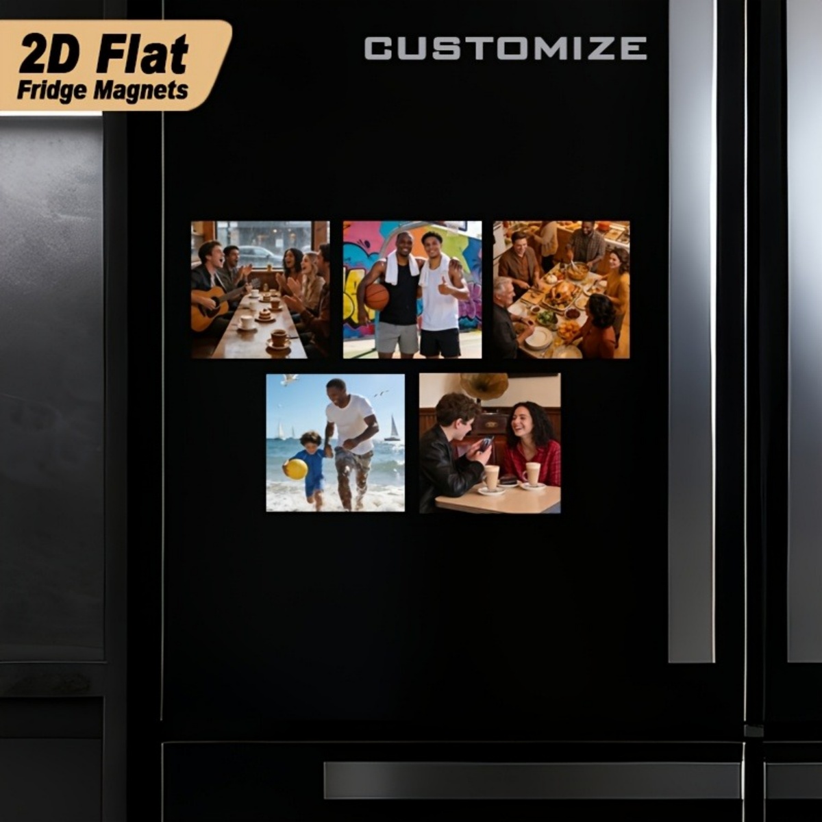 Customizable Fridge Magnets—Fe - Home Decor For Birthday บทวิจารณ์และราคา