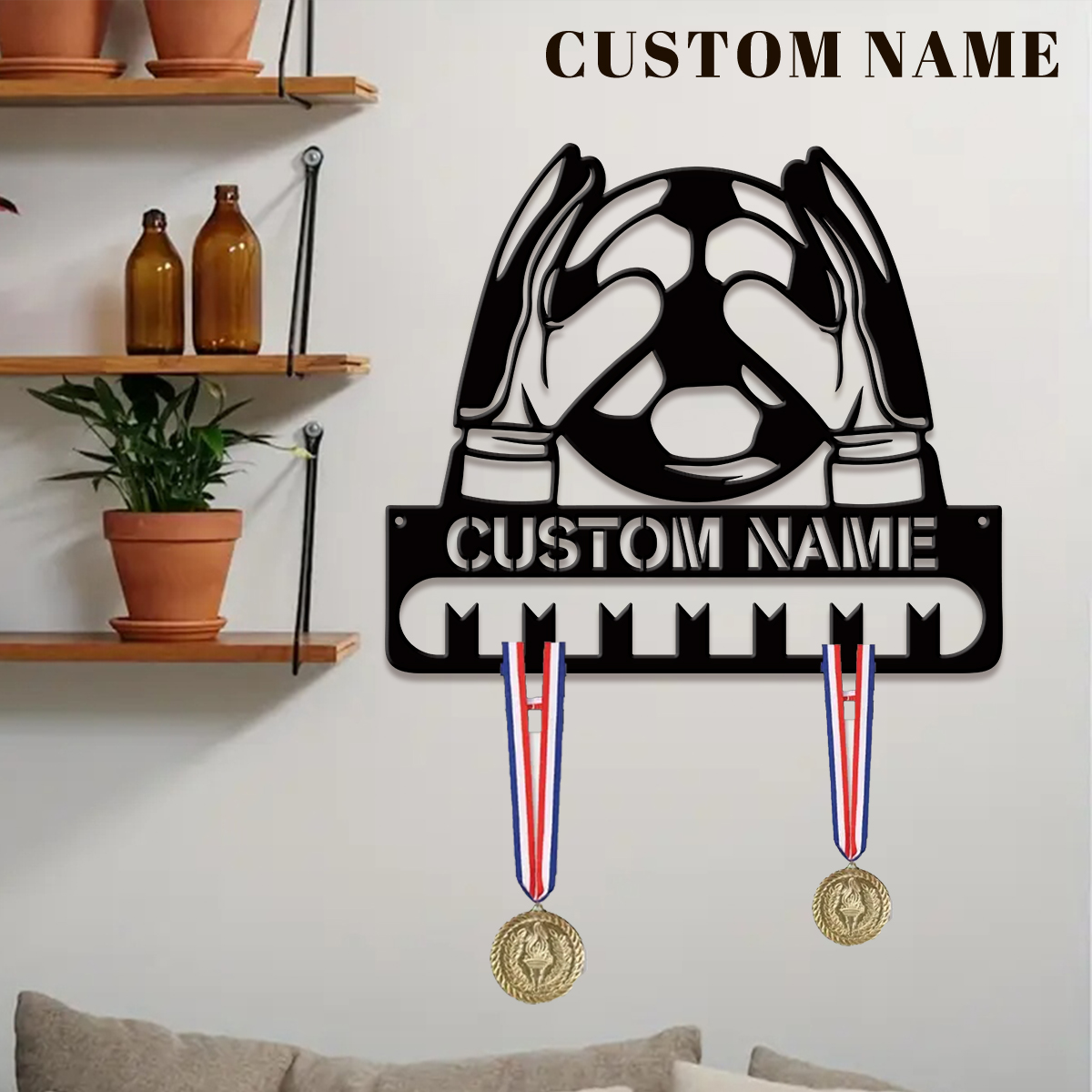 Custom Football Player Metal M - Home Decor For Birthday บทวิจารณ์และราคา