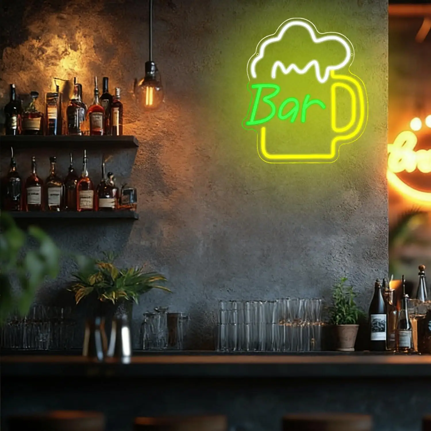 Beer Bar Neon Sign USB Dimmabl - Home Decor Gift บทวิจารณ์และราคา