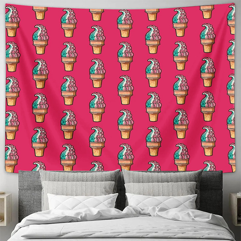 Ice Cream Tapestry Wall Hangin - Home Decor Hippie บทวิจารณ์และราคา