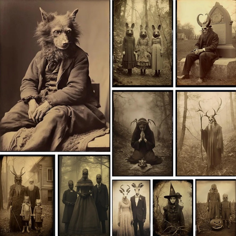 Dark Academia Art Grotesque Po - Home Decor Gothic บทวิจารณ์และราคา