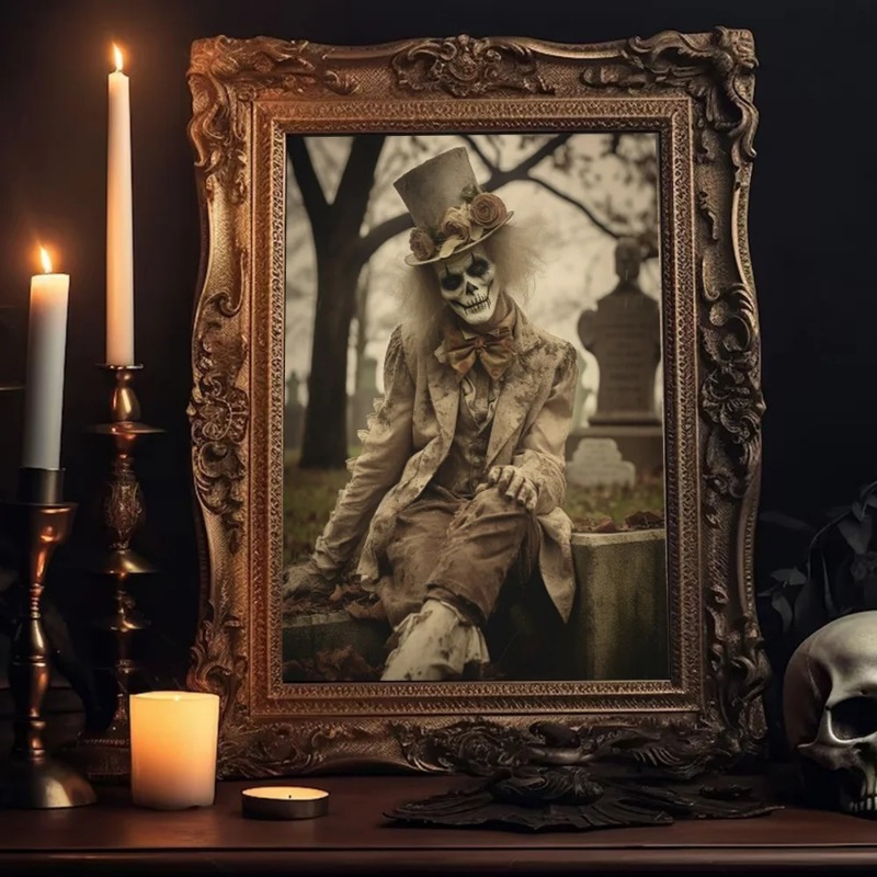 Dark Academia Art Grotesque Po - Home Decor Gothic บทวิจารณ์และราคา