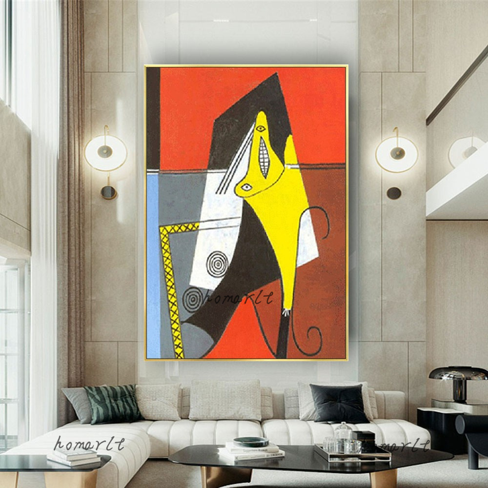 1pc Frameless Canvas Painting  - Home Decor Color Palettes บทวิจารณ์และราคา