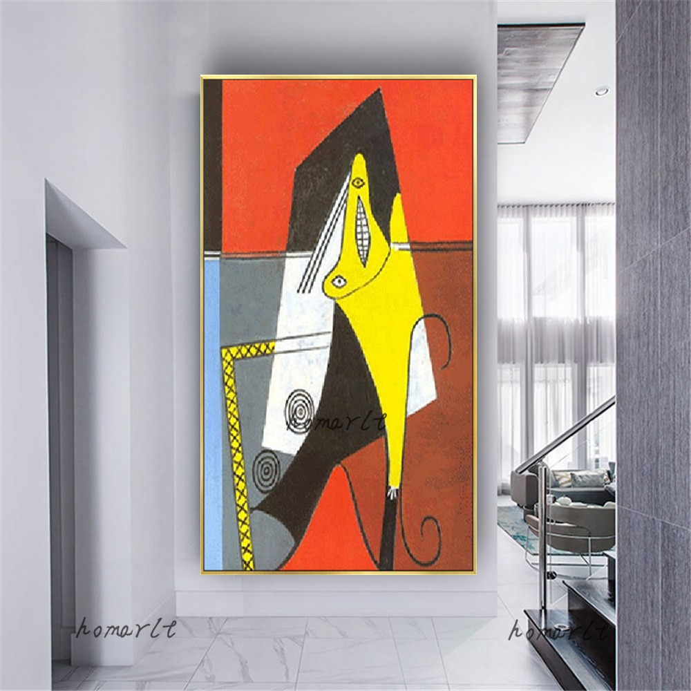 1pc Frameless Canvas Painting  - Home Decor Color Palettes บทวิจารณ์และราคา