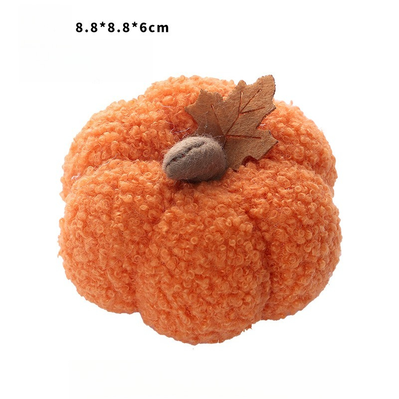 Fluffy Pumpkin Plush Halloween - Home Decor You บทวิจารณ์และราคา