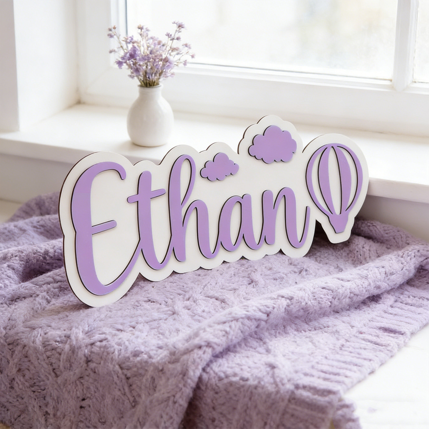 Personalized Hot Air Balloon & - Home Decor For Birthday บทวิจารณ์และราคา