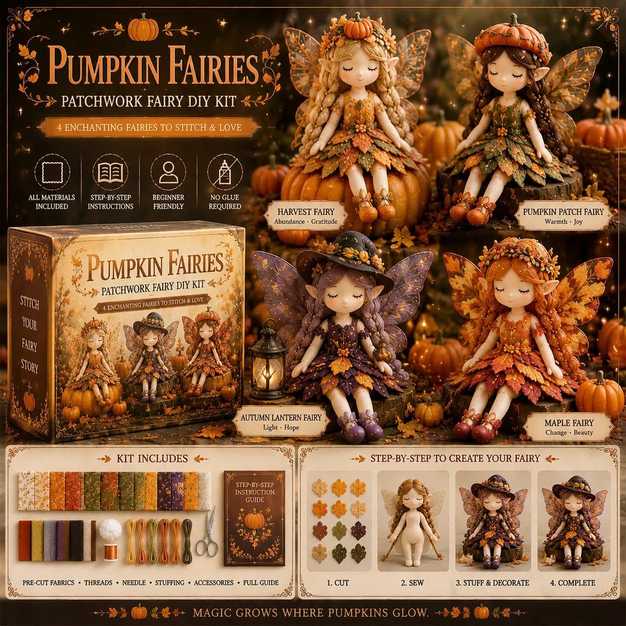 Fairy Patchwork DIY Collection - Home Decor Gift บทวิจารณ์และราคา