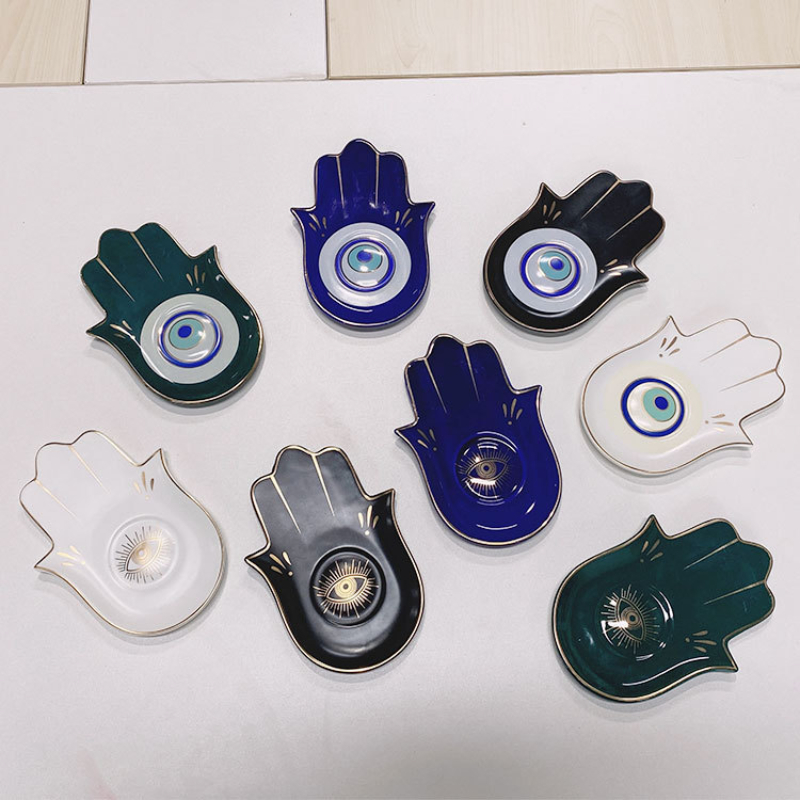 Ceramic Evil Eye Hamsa Hand of - Home Decor Humacao บทวิจารณ์และราคา